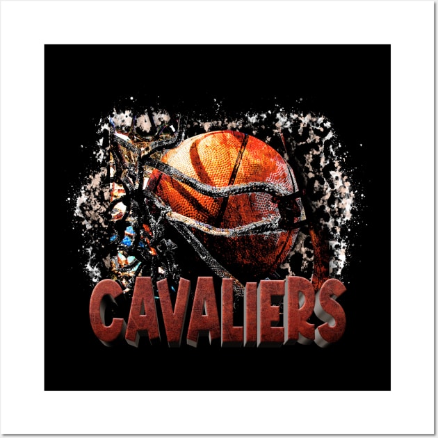 Classic Sports Cavaliers Proud Name Basketball Wall Art by Irwin Bradtke